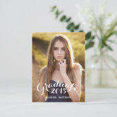 甘い台本 | 卒業パーティー招待状 インビテーションポストカード (スタンド正面)