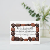 甘い命を与えるキャンディーフレームのレシピ ポストカード (スタンド正面)