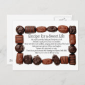 甘い命を与えるキャンディーフレームのレシピ ポストカード (正面/裏面)