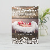 甘い国素朴ベビー誕生のお知らせ 案内状 (スタンド正面)