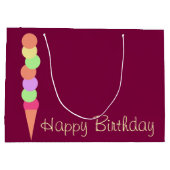 甘い夏のアイスクリーム ラージペーパーバッグ (裏面)