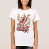甘い夏のチェリー Tシャツ (正面)