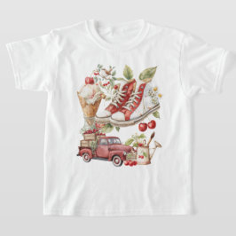 甘い夏のチェリー Tシャツ