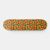 甘い夏のピーチパターン スケートボード (横)