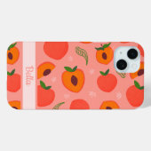 甘い夏のピーチパターン Case-Mate iPhoneケース (裏面 (横))