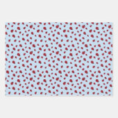 甘い夏のラディバグ混合ラッピング紙セット ラッピングペーパーシート (正面2)