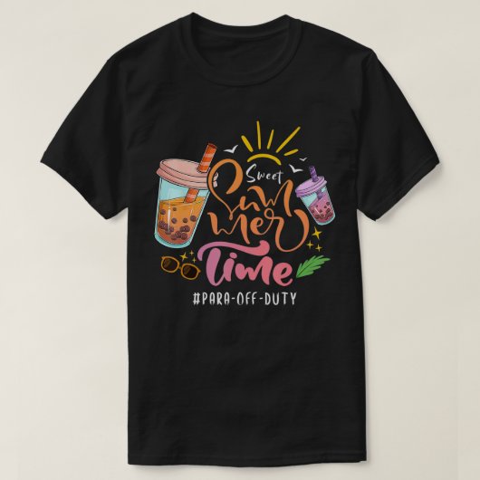 甘い夏の時間サマータイムパラプロフェッショナルパー Tシャツ (デザイン正面)