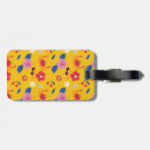 甘い夏の赤い花、眼鏡、さくらんぼ ラゲッジタグ (裏面横)