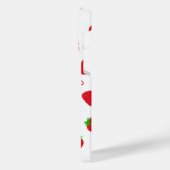 甘い夏の雰囲気：イチゴ iPhoneケース (左側面)