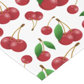 甘い夏期さくらんぼ ショートテーブルランナー (コーナー)