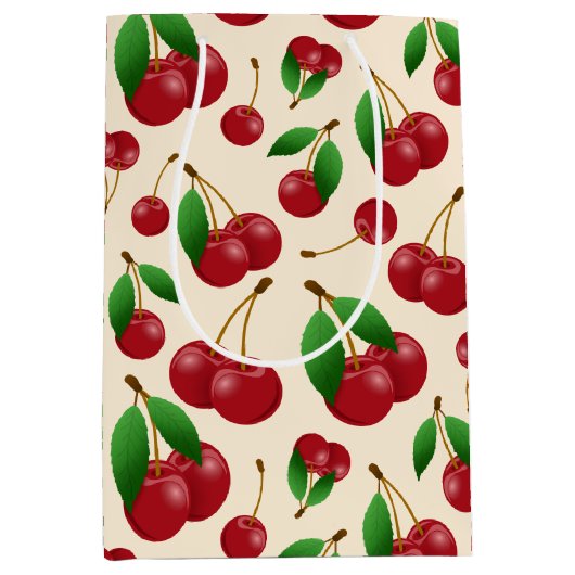 甘い夏期さくらんぼ ミディアムペーパーバッグ (正面)