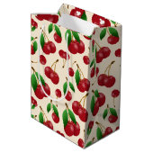 甘い夏期さくらんぼ ミディアムペーパーバッグ (裏面アングル)