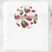 甘い夏期さくらんぼ ラウンドシール (バッグ)