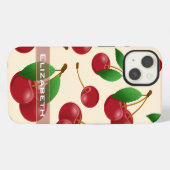 甘い夏期さくらんぼ iPhoneケース (裏面横)