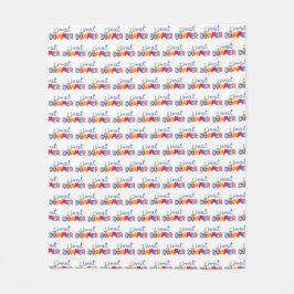 甘い夏 フリースブランケット