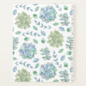 甘い多肉質 | パーソナライズされたプランナー プランナー手帳 (裏面)