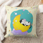 甘い夢かわいいタキシード子猫ムーンに眠る クッション (ブランケット)