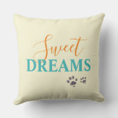 甘い夢かわいいタキシード子猫ムーンに眠る クッション (裏面)