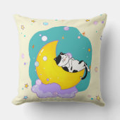 甘い夢かわいいタキシード子猫ムーンに眠る クッション (正面)