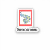 甘い夢の枕 シール (正面)