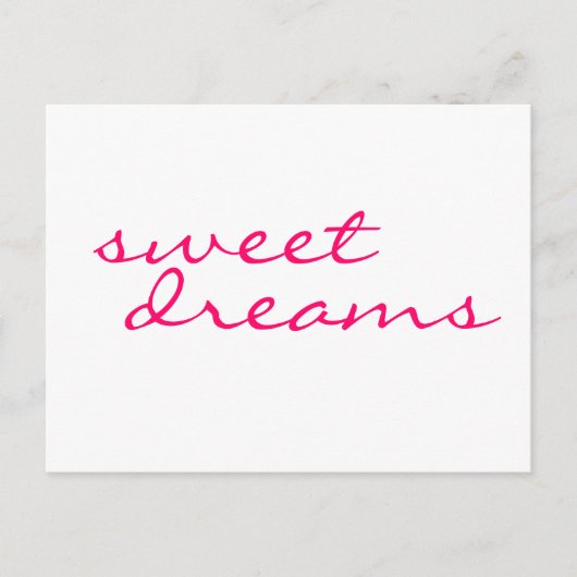 甘い夢の葉書 ポストカード (正面)