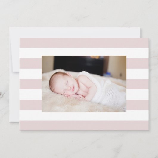 甘い夢の誕生のお知らせ 案内状 (裏面)