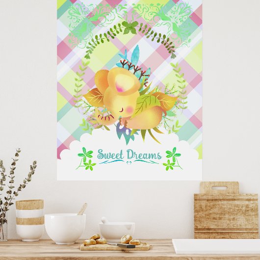 甘い夢の象。 ポスター (キッチン)