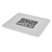 甘い夢はチーズでできている カッティングボード (角)