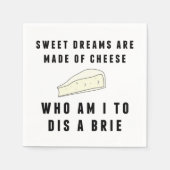 甘い夢はチーズ スタンダードカクテルナプキン (正面)