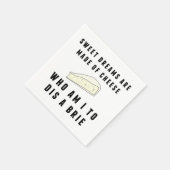 甘い夢はチーズ スタンダードカクテルナプキン (角)