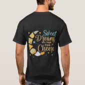 甘い夢はチーズ Tシャツ (裏面)