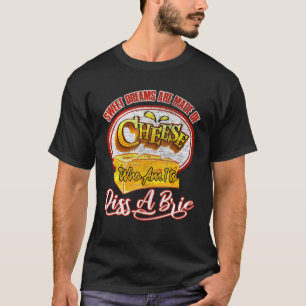 甘い夢は私がAを食べるチーズでできている Tシャツ