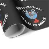 甘い夢は風で作られているファンプンダークBG ラッピングペーパー (ロールコーナー)