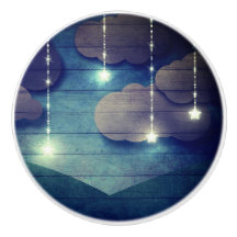 甘い夢ナイトスカイ白熱［赤熱］光を放つのぶら下がった星の素朴な