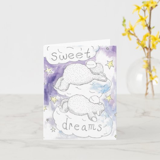 甘い夢 カード (黄色い花)