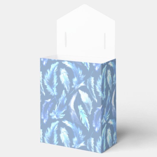 甘い夢 – シアノタイプの水色の羽： フェイバーボックス (オープン)