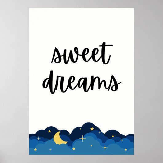 甘い夢 ポスター (正面)