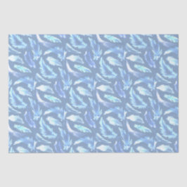 甘い夢 – ライトブルーの水色の羽 –  薄葉紙
