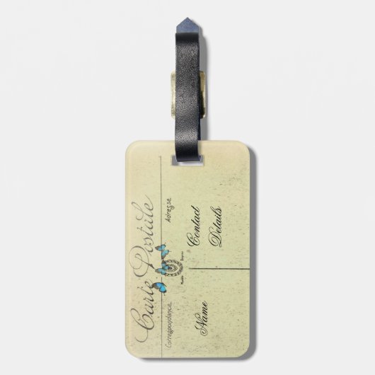 甘い夢 ラゲッジタグ (裏面縦)