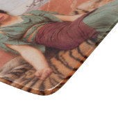 甘い夢（虎の皮に美しいローマの女性） カッティングボード (角)