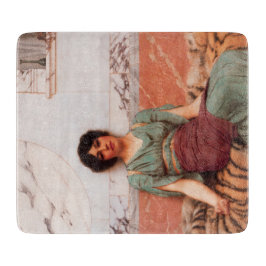 甘い夢（虎の皮に美しいローマの女性） カッティングボード