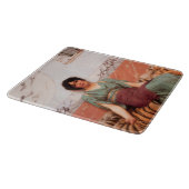 甘い夢（虎の皮に美しいローマの女性） カッティングボード (角)