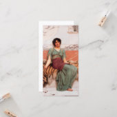 甘い夢（虎の皮に美しいローマの女性） カード (正面/裏面インサイチュ)