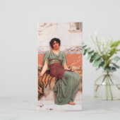 甘い夢（虎の皮に美しいローマの女性） カード (スタンド正面)