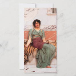 甘い夢（虎の皮に美しいローマの女性） カード