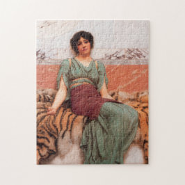 甘い夢（虎の皮に美しいローマの女性） ジグソーパズル