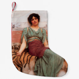 甘い夢（虎の皮に美しいローマの女性） スモールクリスマスストッキング