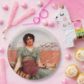 甘い夢（虎の皮に美しいローマの女性） ペーパープレート (パーティー)