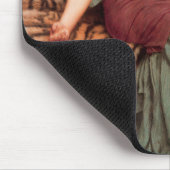 甘い夢（虎の皮に美しいローマの女性） マウスパッド (コーナー)