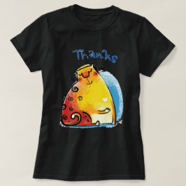 甘い太った猫 Tシャツ